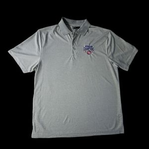 Chicago Cubs National League Champions 2016 Gray Polo Shirt Men's Size XL MLB